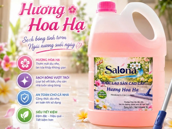 Nước lau sàn cao cấp SALONA